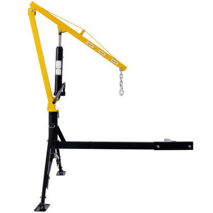 Receiver Hitch Mounted Hydraulic Swivel Pickup Truck Crane - 1000 lbs. Capacity With 3 Boom Capacities of 500 lbs, 750 lbs and 1000 lbs.