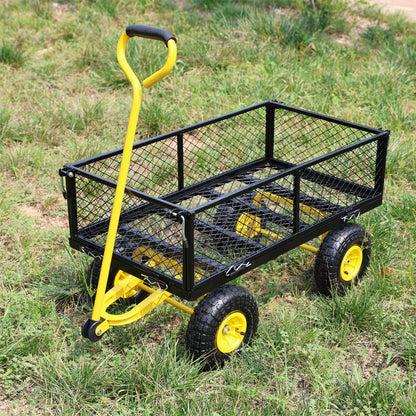 Wagon Cart Garden cart trucks make it easier to transport firewood