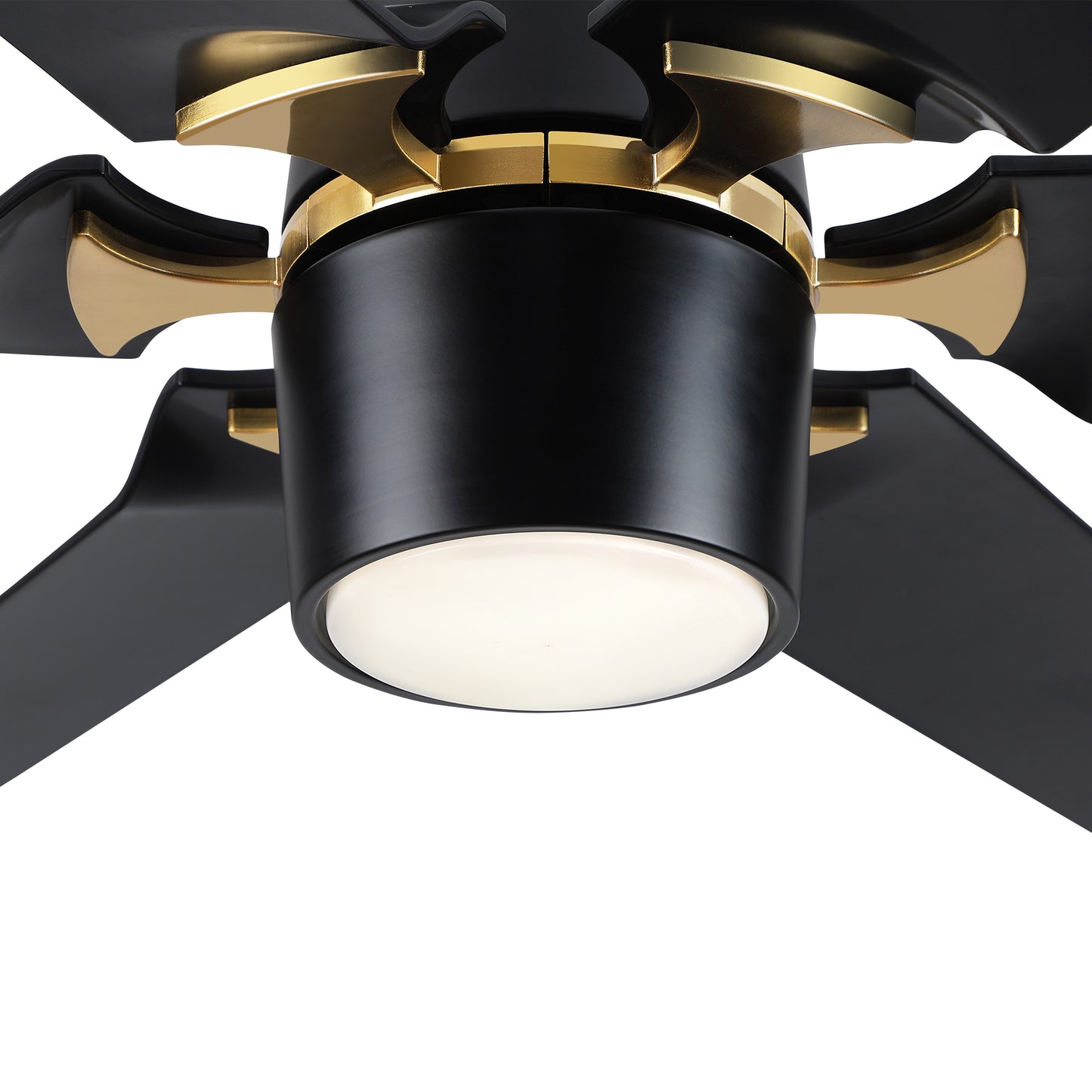 Modern 60" Integrated LED Light Ceiling Fan with Remote Control