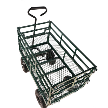 Wagon Cart Garden cart trucks make it easier to transport firewood