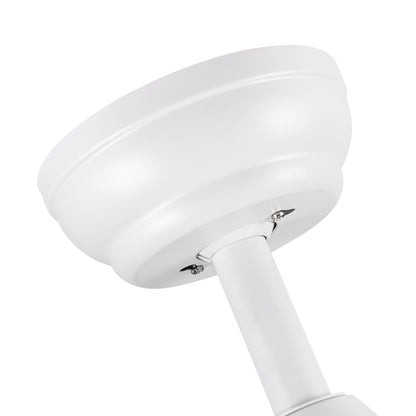 56 In.Intergrated LED Ceiling Fan with White ABS Blade