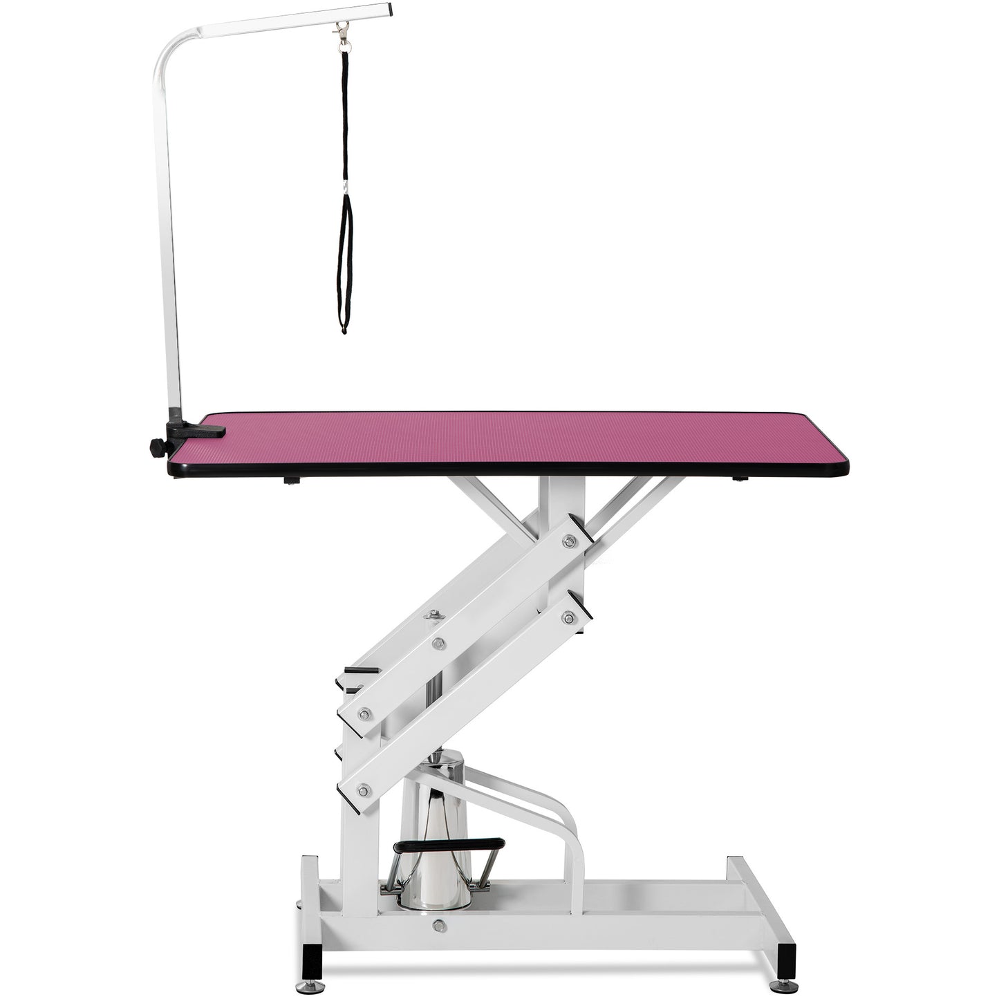 42.5INCH HYDRAULIC PET GROOMING TABLE PINK COLOR