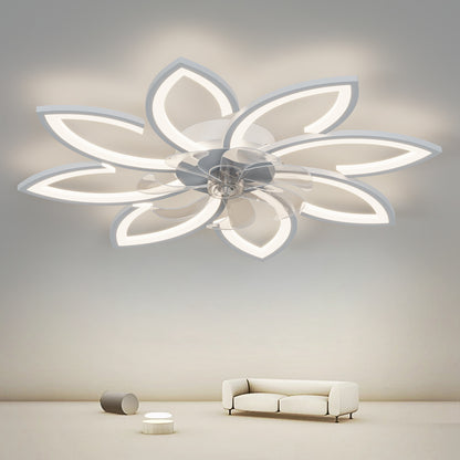 35.4In Ceiling Fan with Lights, Remote Control 3 Color Temperatures,6 Gear wind Speed Fan Light