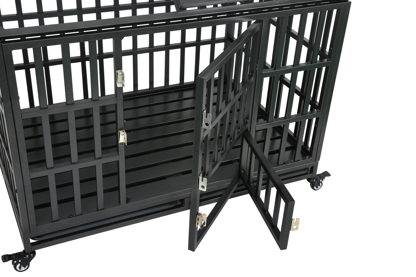 Heavy Duty Dog Cage  pet Crate with Roof