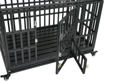 Heavy Duty Dog Cage  pet Crate with Roof