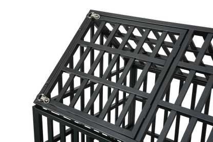 Heavy Duty Dog Cage  pet Crate with Roof