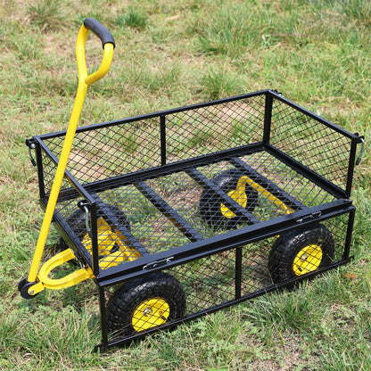 Wagon Cart Garden cart trucks make it easier to transport firewood