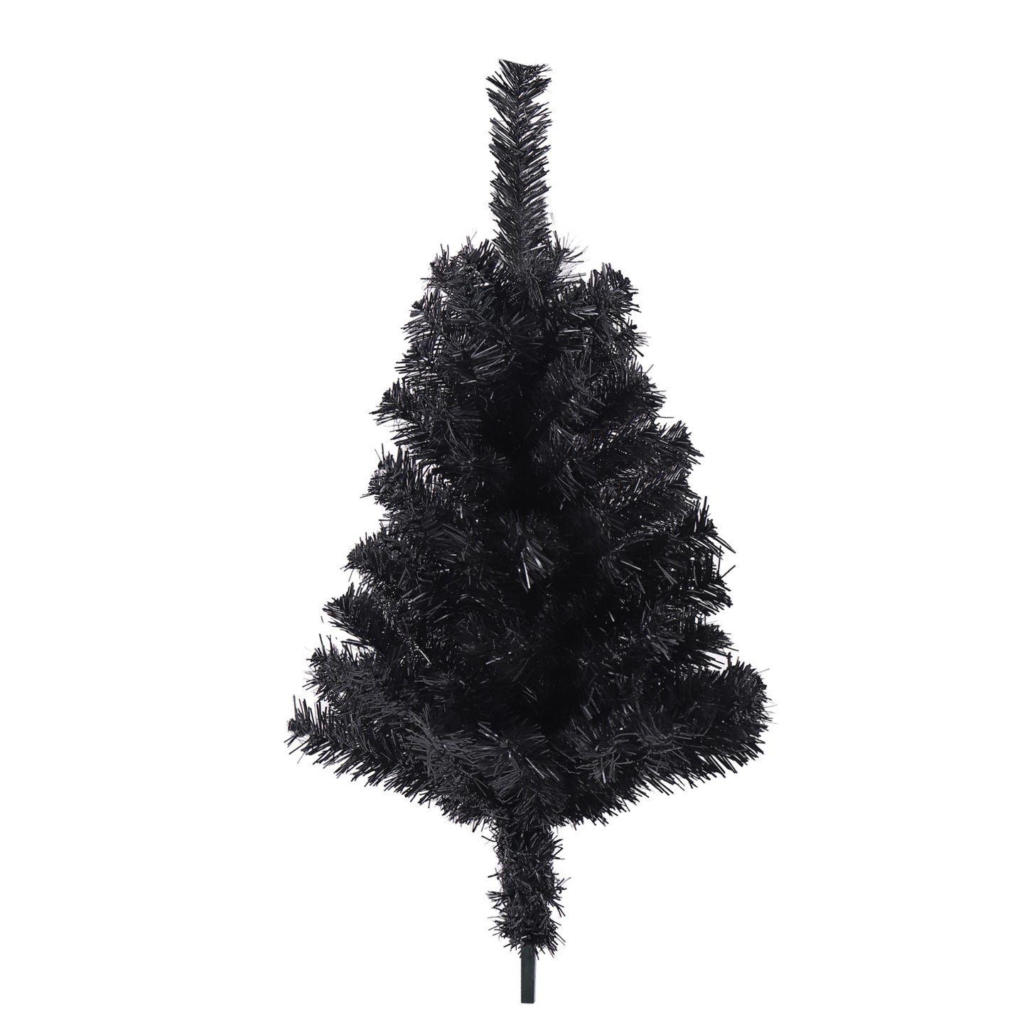 7.5FT Black Slim Artificial Christmas Tree  Includes Foldable Metal Stand