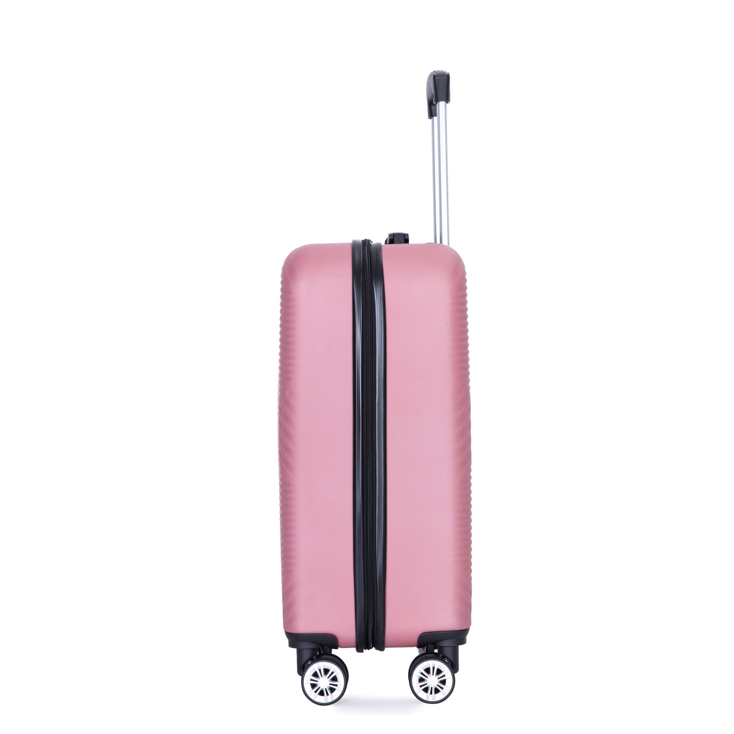 2Piece Luggage Sets ABS Lightweight Suitcase , Spinner Wheels,  (20/14)PINK