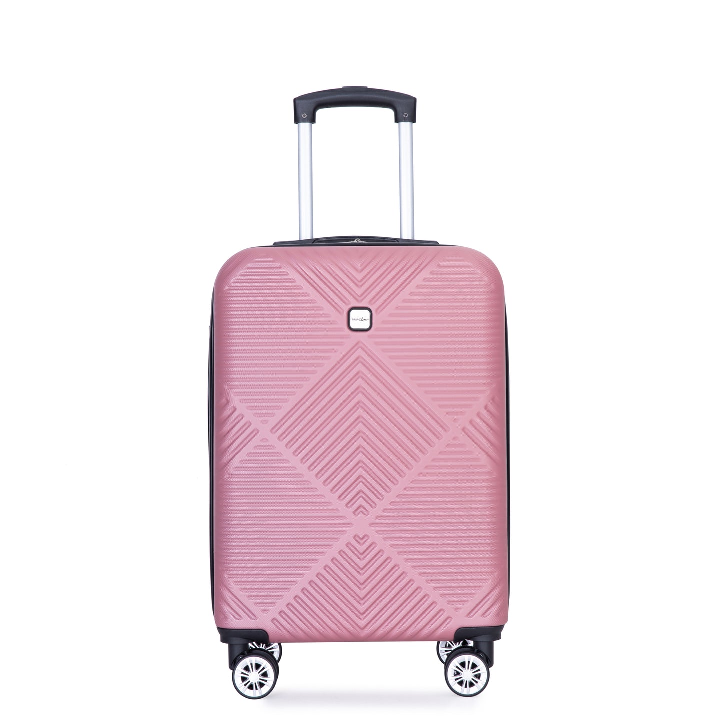 2Piece Luggage Sets ABS Lightweight Suitcase , Spinner Wheels,  (20/14)PINK