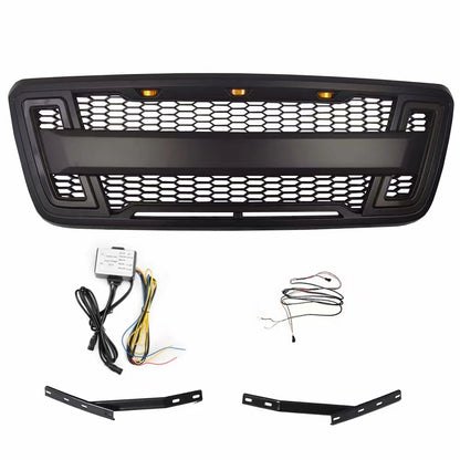 Grille for 2004-2008 Ford F150 with LED Lights