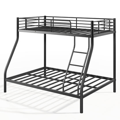 Metal Bunk Bed, Twin Over Full Size