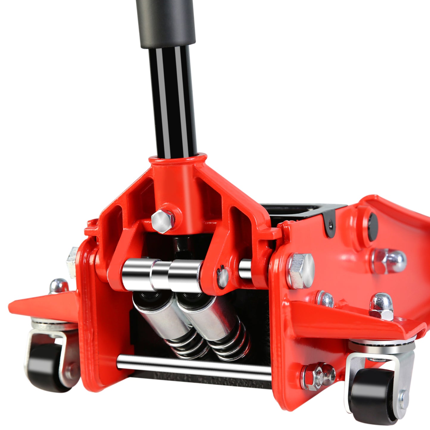 Floor Jack, 4 Ton Low Profile Floor Jack, Heavy-Duty Steel Racing Floor Jack with dual  Piston Quick Lift Pump, Floor Jack Lifting Range 4"-21"