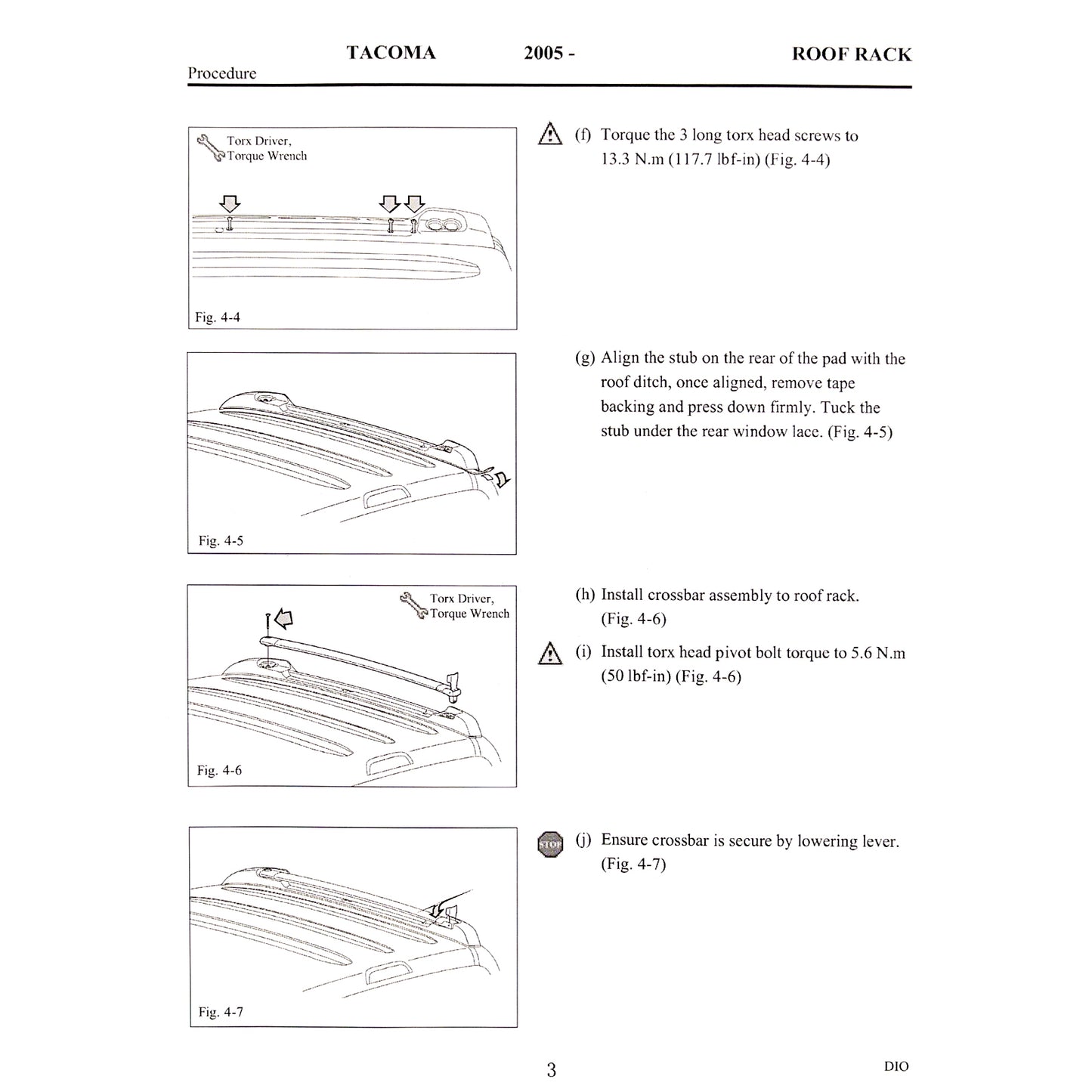 Roof Rack for 2005-2022 Tacoma Double Cab