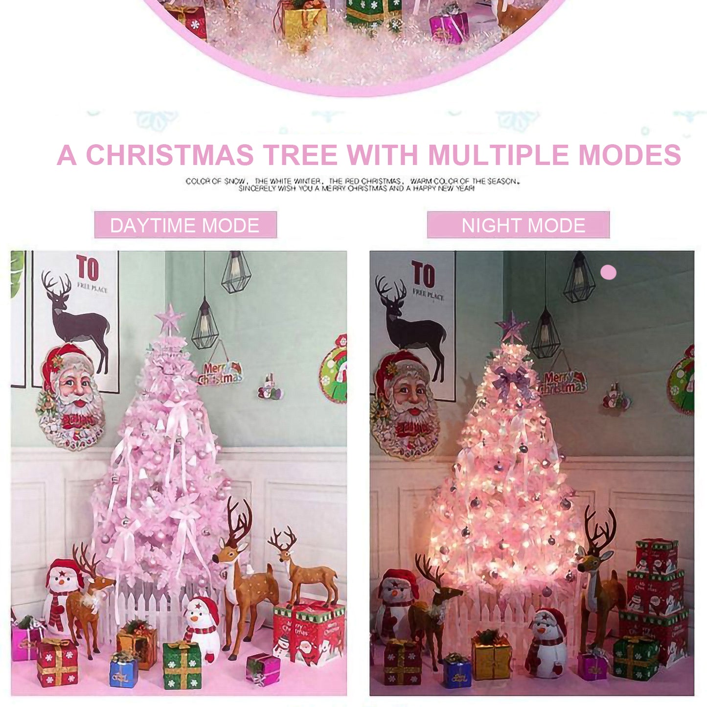 5FT Christmas tree pink