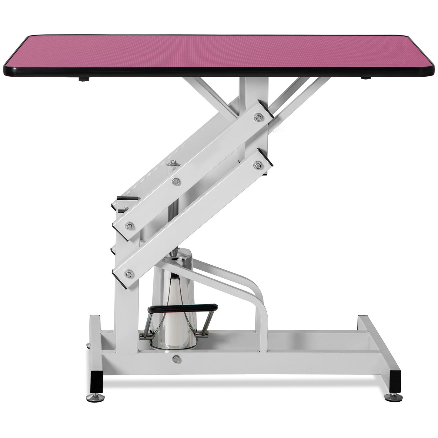 42.5INCH HYDRAULIC PET GROOMING TABLE PINK COLOR