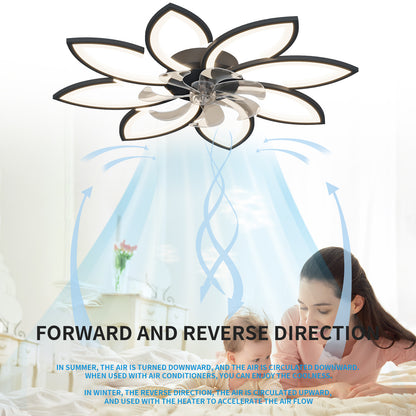 35.4In Ceiling Fan with Lights, Remote Control 3 Color Temperatures,6 Gear wind Speed Fan Light