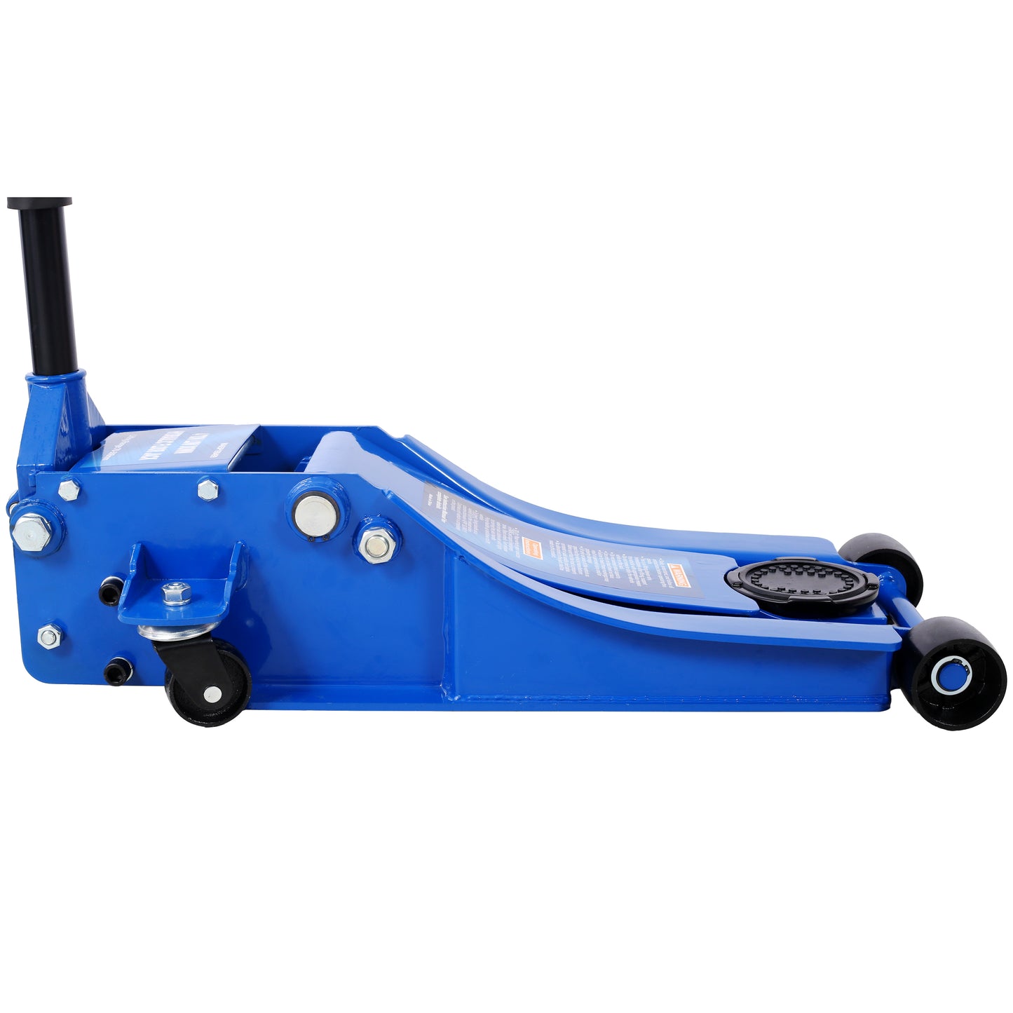 Low Profile Hydraulic Trolley Service/Floor Jack, 4 Ton (8000 lbs) Capacity, Lifting Range 2.5"-20",blue