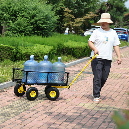 Wagon Cart Garden cart trucks make it easier to transport firewood