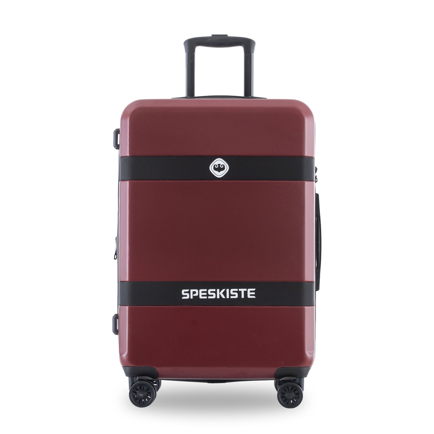 Luggage Sets New Model Expandable ABS+PC 3 Piece Sets with Spinner Wheels Lightweight TSA Lock (20/24/28), Red