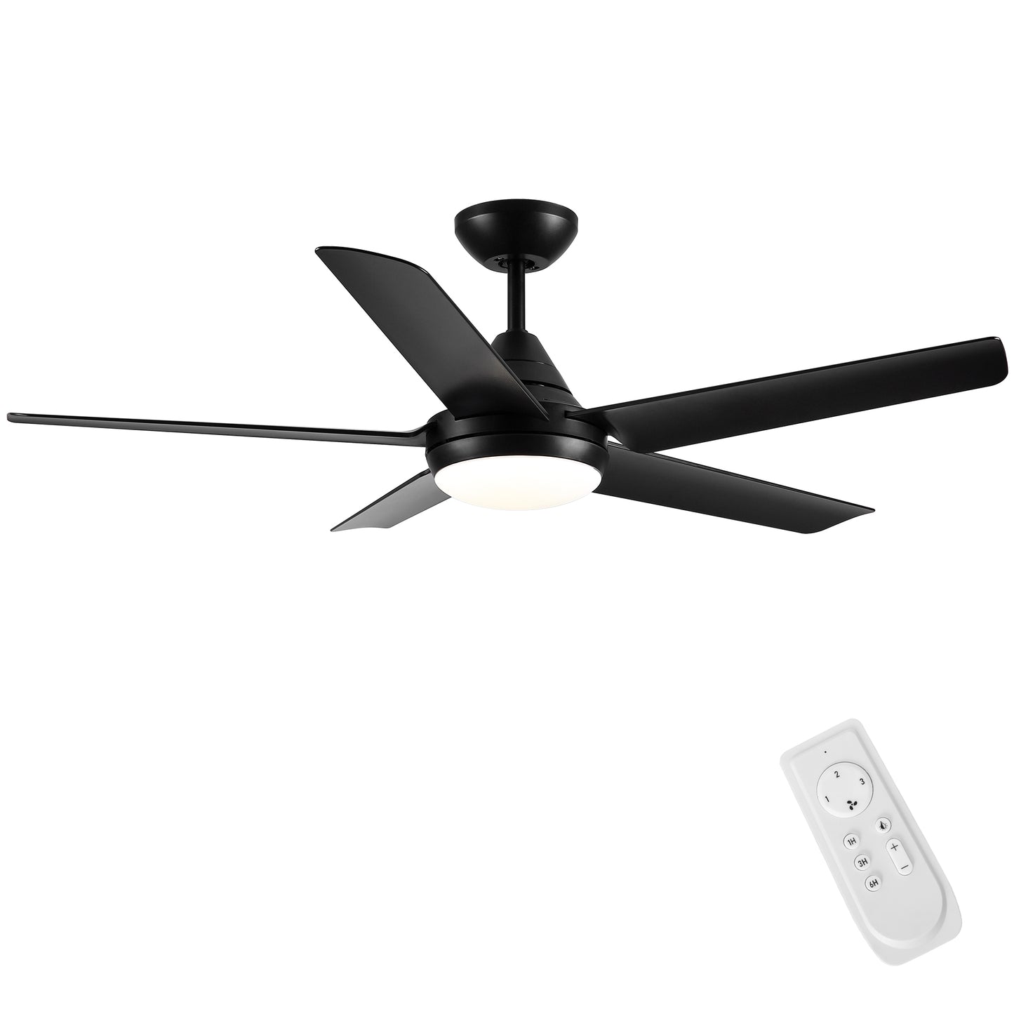 48" YUHAO Modern Contemporary  LED Ceiling Fan with Remote Control