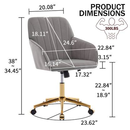 TY Adjustable Office Chair, Home Bedroom, Ergonomic Swivel Chair, Backrest Seat, Comfortable for Long Sitting