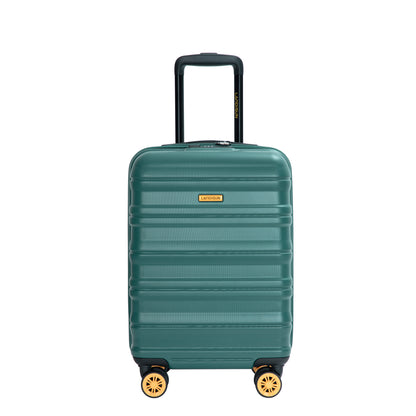 Carry On Luggage  Airline Approved18.5" Carry On Suitcase With TSA Approved Carry On Luggage With Wheels Carry on Bag Hard Shell Suitcases, DARK GREEN