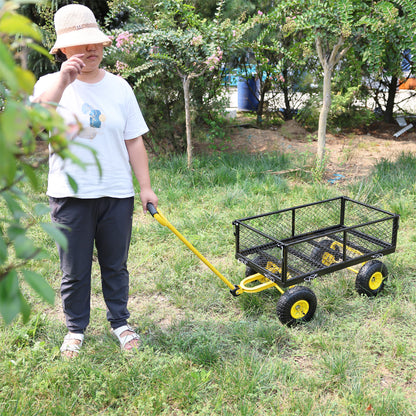 Wagon Cart Garden cart trucks make it easier to transport firewood