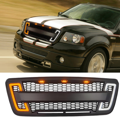 Grille for 2004-2008 Ford F150 with LED Lights