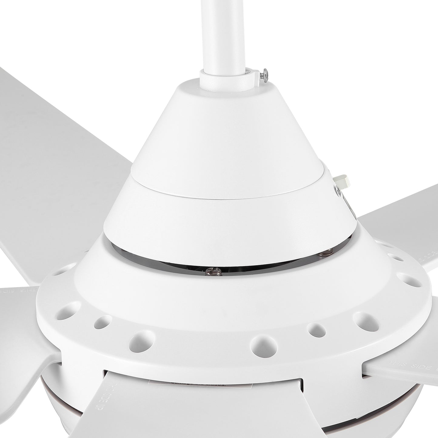 48 In Intergrated LED Ceiling Fan with White ABS Blade