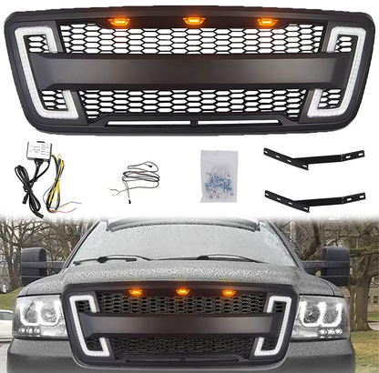 Grille for 2004-2008 Ford F150 with LED Lights