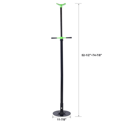 Under Hoist Support Stand 3/4 Ton 1650Lbs Capacity Jack Stand Lifting from 52 1/2 to 74 7/8 Inch