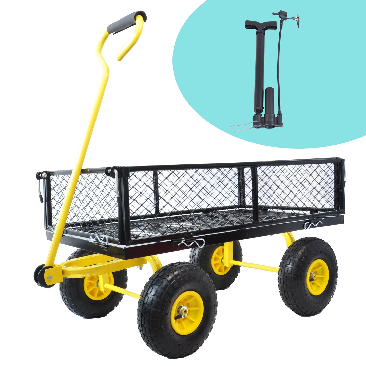 Wagon Cart Garden cart trucks make it easier to transport firewood