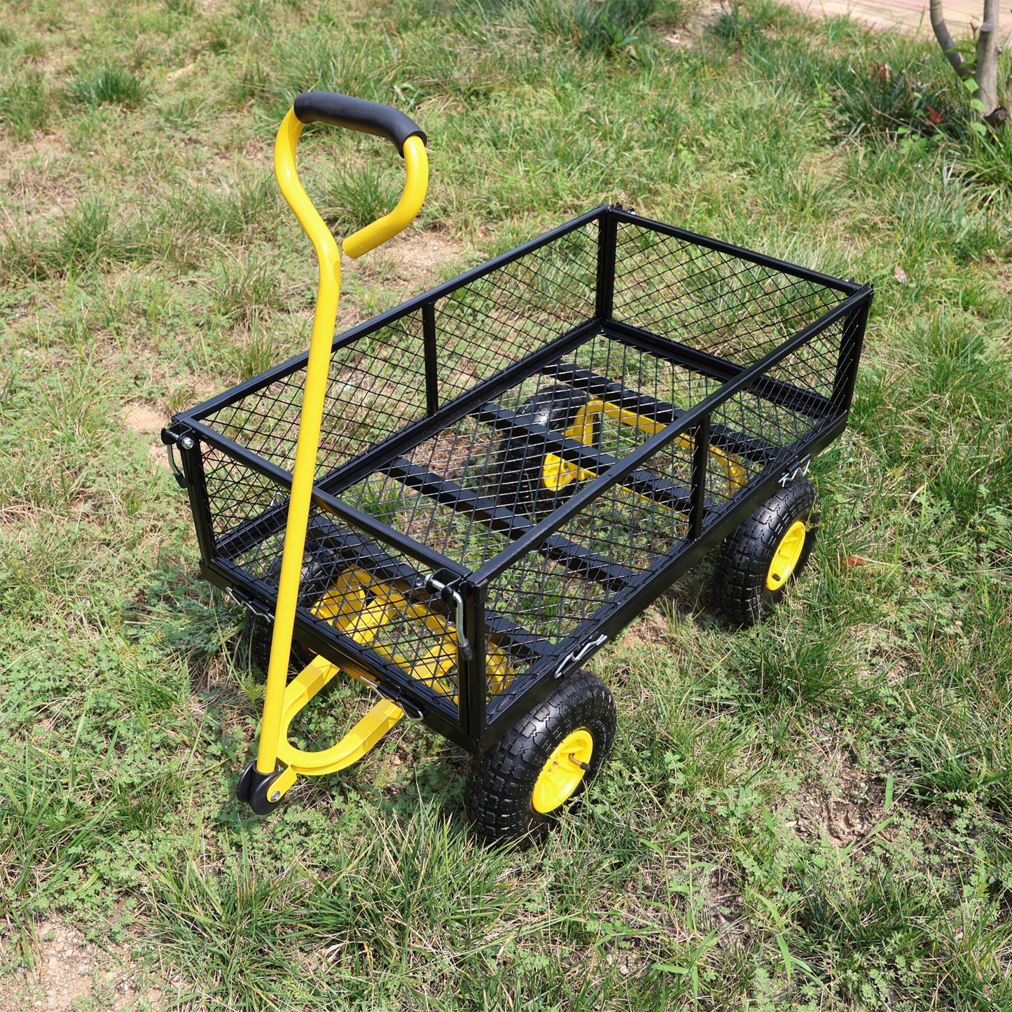 Wagon Cart Garden cart trucks make it easier to transport firewood