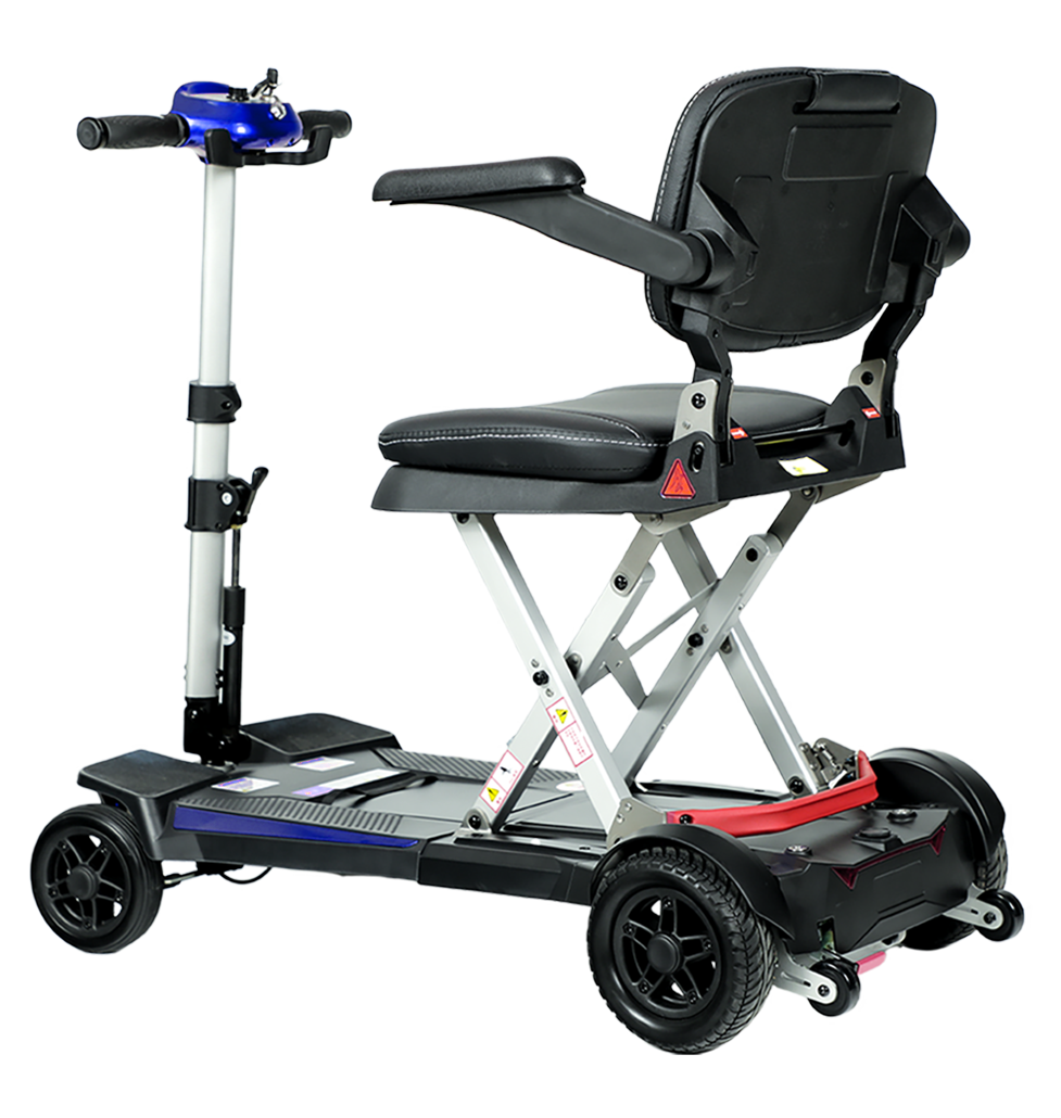 Manaul Folding Scooter M2085 Blue For Senior's Easy Travel With Competitive Price