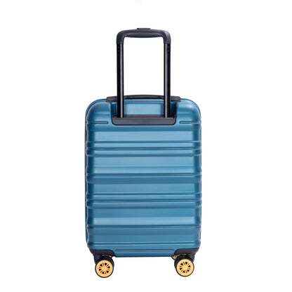 Carry On Luggage  Airline Approved18.5" Carry On Suitcase With TSA Approved Carry On Luggage With Wheels Carry on Bag Hard Shell Suitcases, BLUE