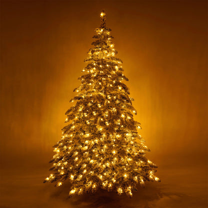 7.5ft Artificial Christmas Tree with 400 LED Lights and 1050 Bendable Branches, Christmas Tree Holiday Decoration, Creative Decorated Trees, Xmas Tree Christmas Decorations