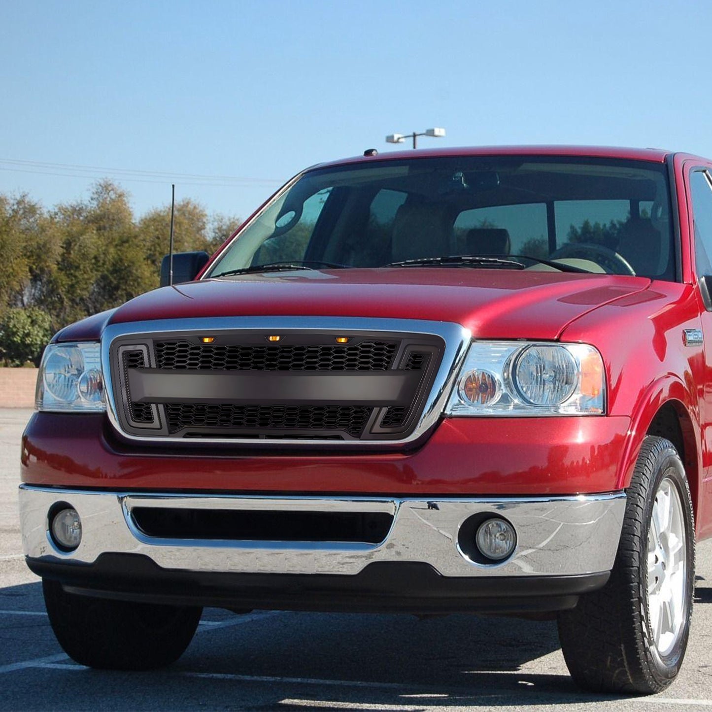 Grille for 2004-2008 Ford F150 with LED Lights