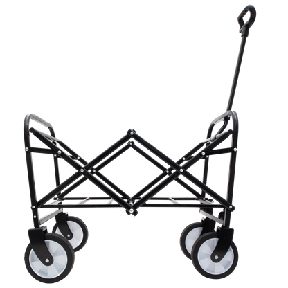 Collapsible Foldable Wagon Cart Beach Wagon Heavy Duty Utility Cart Utility Wagon Grocery Cart for for Camping Shopping Sports Gardeing Fishing 
Supports 225lbs ,All-Terrain Wheels black