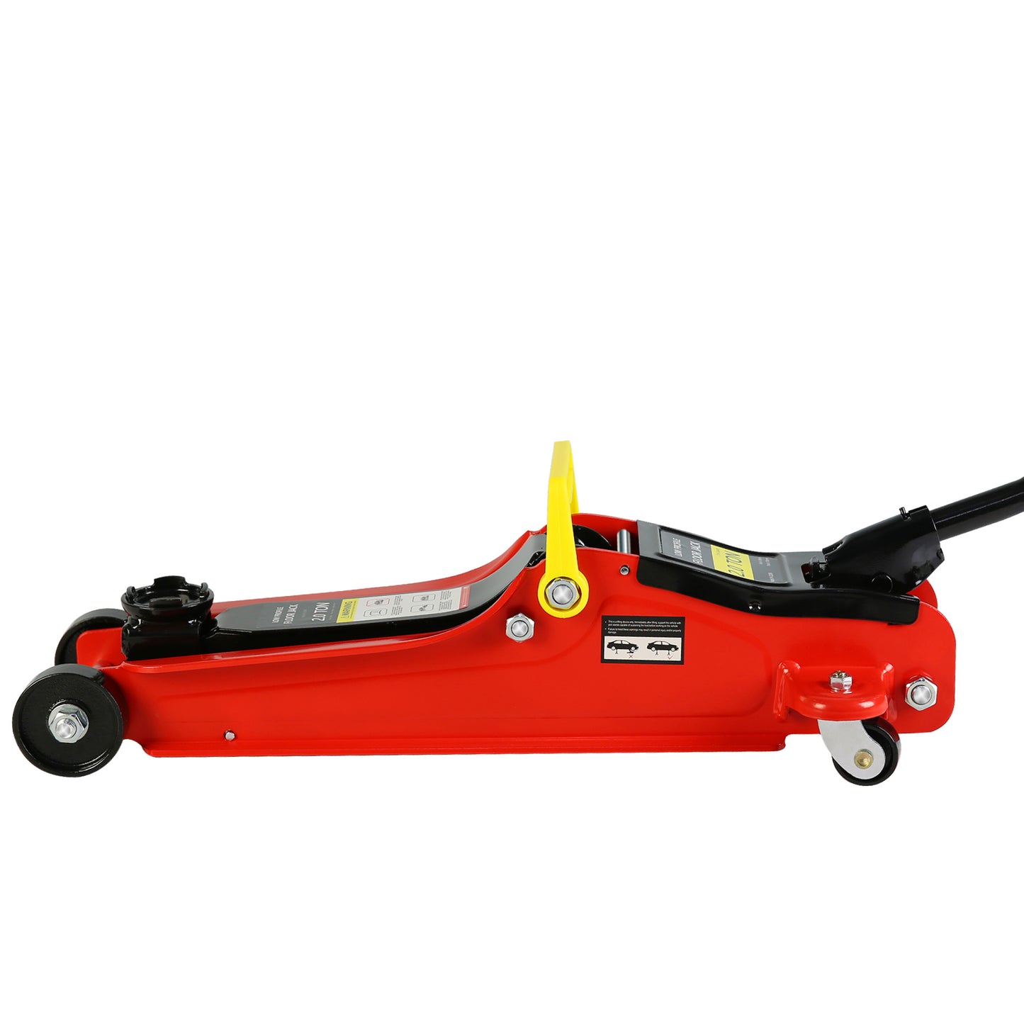 Floor Jack, 2 Ton Low Profile Floor Jack, Heav yDuty Steel Racing Floor Jack with Single Piston QuickLift Pump, Floor Jack Lifting Range 3.3"-15.2"