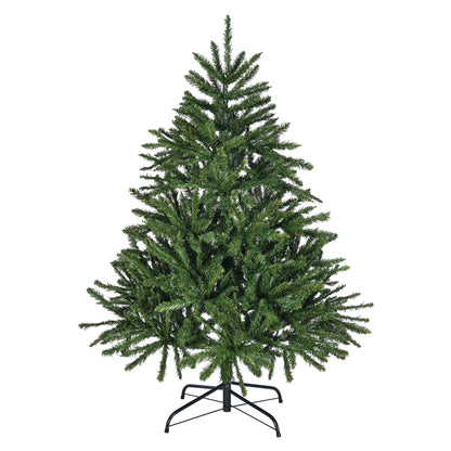 4.5 Ft Artificial Christmas Tree, Premium Hinged Spruce Tree with Metal Stand, 663 Tips Full Xmas Tree for Holiday Indoor Decor, Easy Assembly