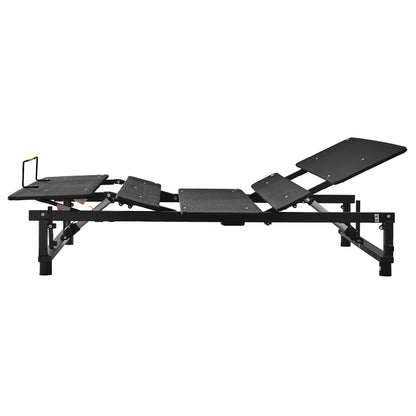 Adjustable Bed Base Frame Queen Bed Frame with Head and Foot Incline Wireless Remote Zero Gravity Quiet Motor Black Queen