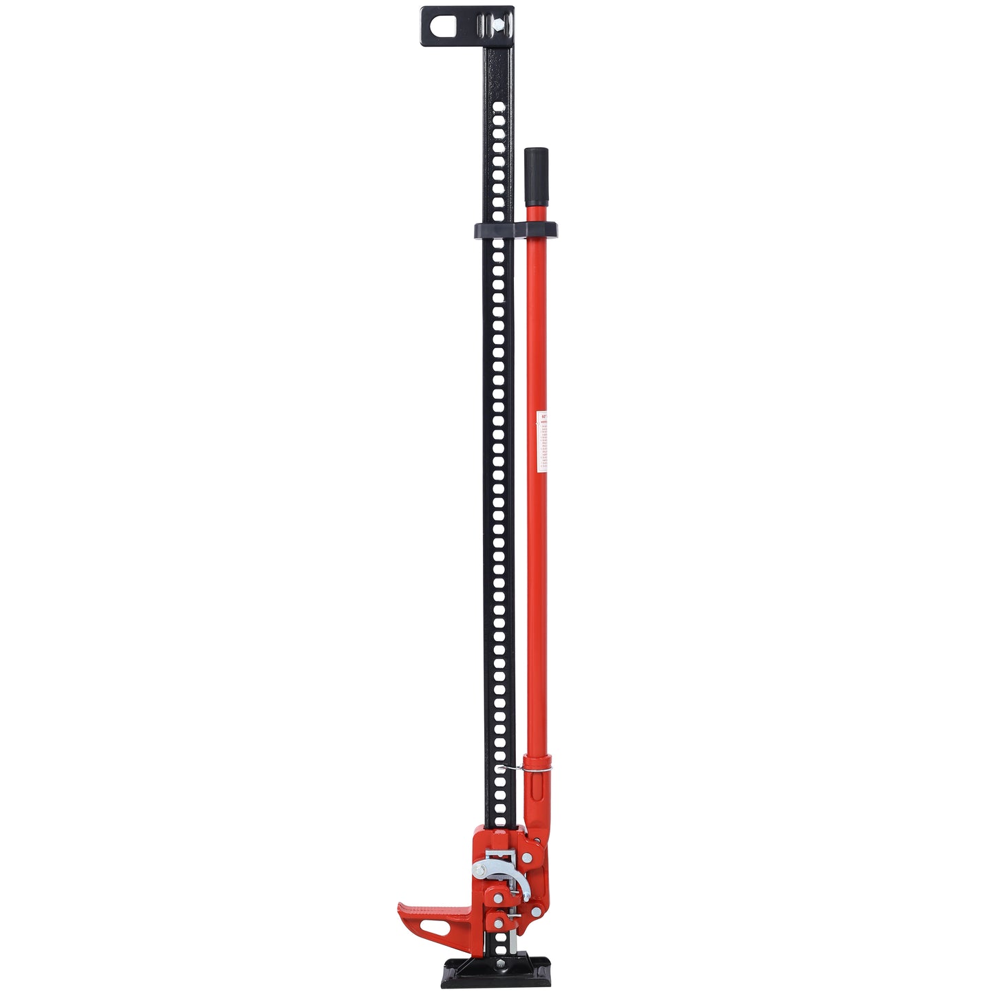 High Lift Farm Jack,60" Utility Farm Jack, 7000 lbs Capacity Ratcheting Off Road Utility Jack, Heavy-Duty Farm Jack for Tractor, Truck, SUV, Bumper Lift, RED