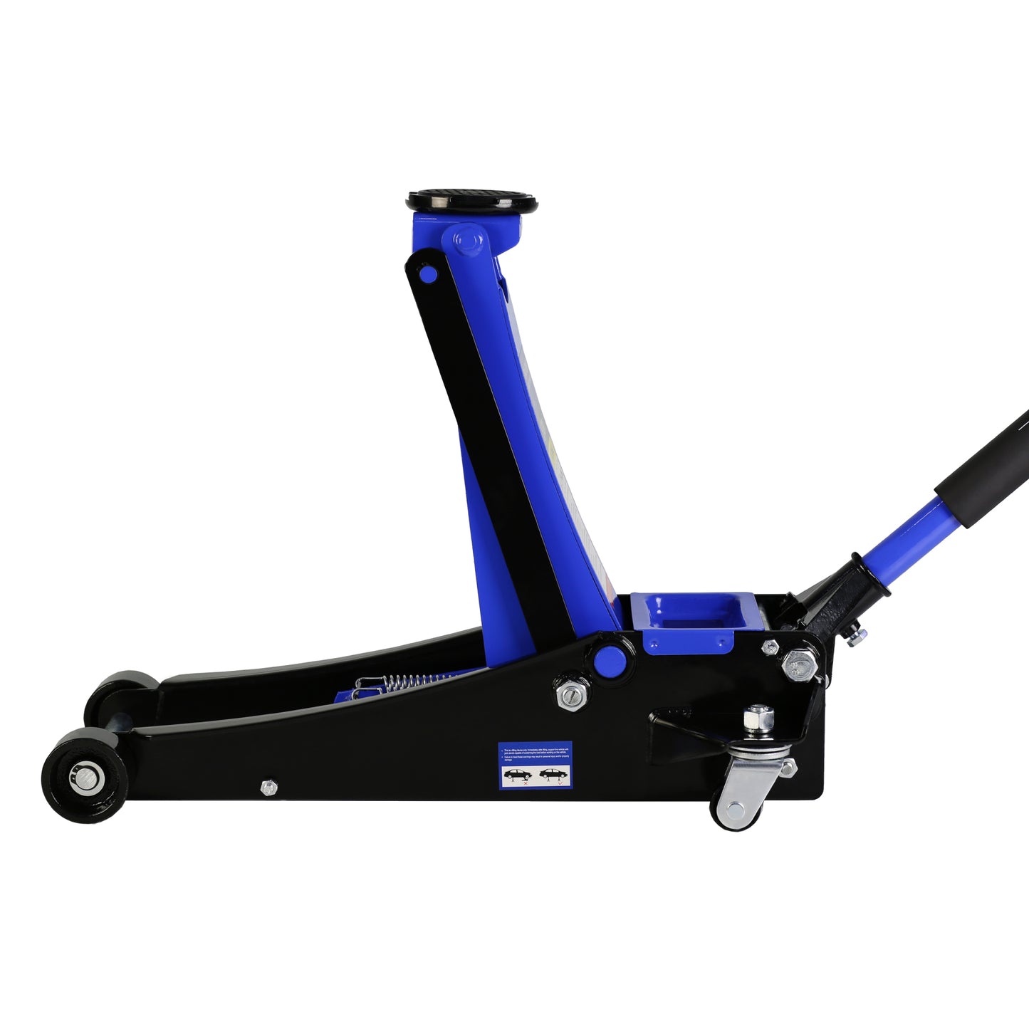 2.5 Ton Low Profile Floor Jack, Steel Racing Floor Jack with Dual Pistons Quick Lift Pump, Hydraulic floor jack Lifting range 3.5"-19.5"