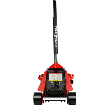 Floor Jack, 4 Ton Low Profile Floor Jack, Heavy-Duty Steel Racing Floor Jack with dual  Piston Quick Lift Pump, Floor Jack Lifting Range 4"-21"