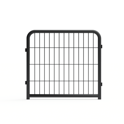 Dog Playpen Outdoor, 12 Panel Dog Fence 24" Pet Pen for Small Dogs Pet Exercise Pen for Puppy/Rabbit/Small Animals Portable Playpen for RV Camping Garden Yard, Indoor. Black, 22.2'' W x 23.6'' H.