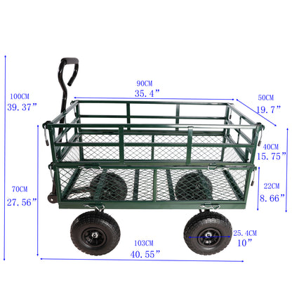 Wagon Cart Garden cart trucks make it easier to transport firewood