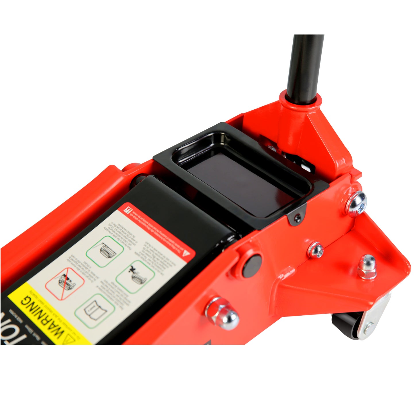 Floor Jack, 3.5 Ton Low Profile Floor Jack, Heavy-Duty Steel Racing Floor Jack with dual Piston Quick Lift Pump, Floor Jack Lifting Range 4"-21"