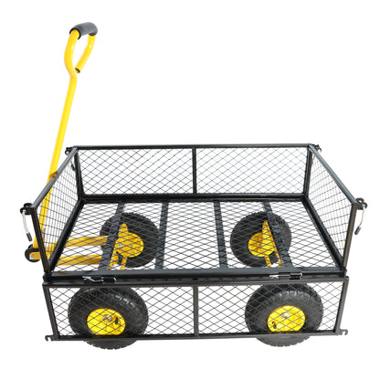 Wagon Cart Garden cart trucks make it easier to transport firewood