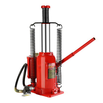 20 Ton Air Hydraulic Bottle Jack, with Manual Hand Pump Used for The Maintenance of Automobiles, Agricultural Vehicles, Heavy Trucks, Mobile Machinery, and Heavy Equipment